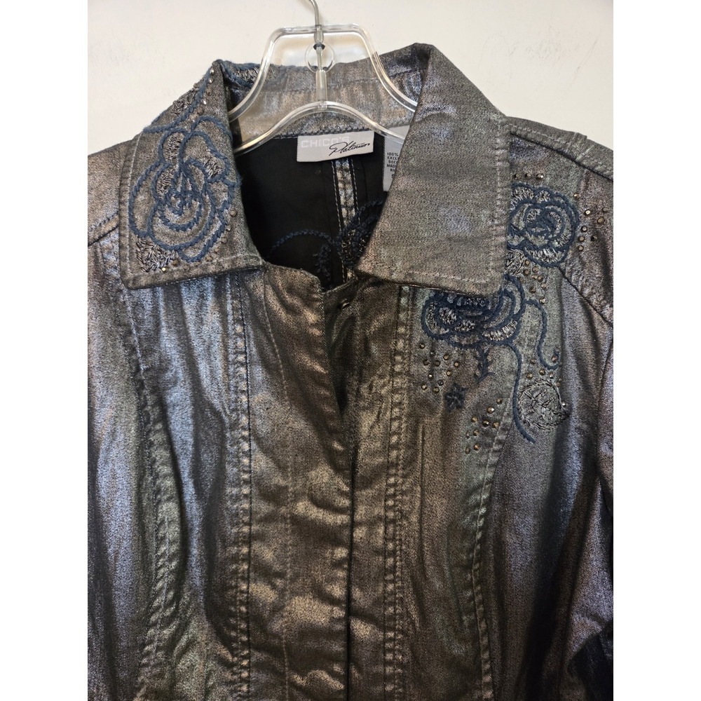 NWT Chico's Platinum jacket-size 1(M-8)